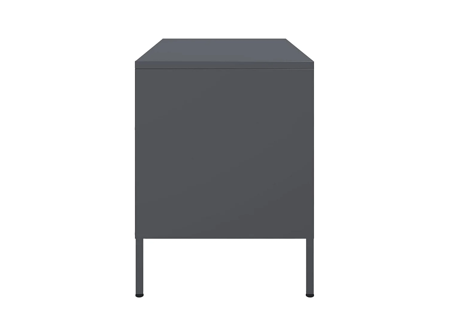 Neris  Meubles TV 2 pcs anthracite 68x39x50,5 cm acier