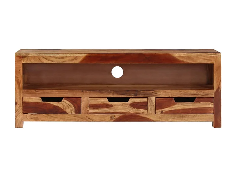 Garden Furniture -  Meuble TV 110x30x40 cm Bois d'acacia massif