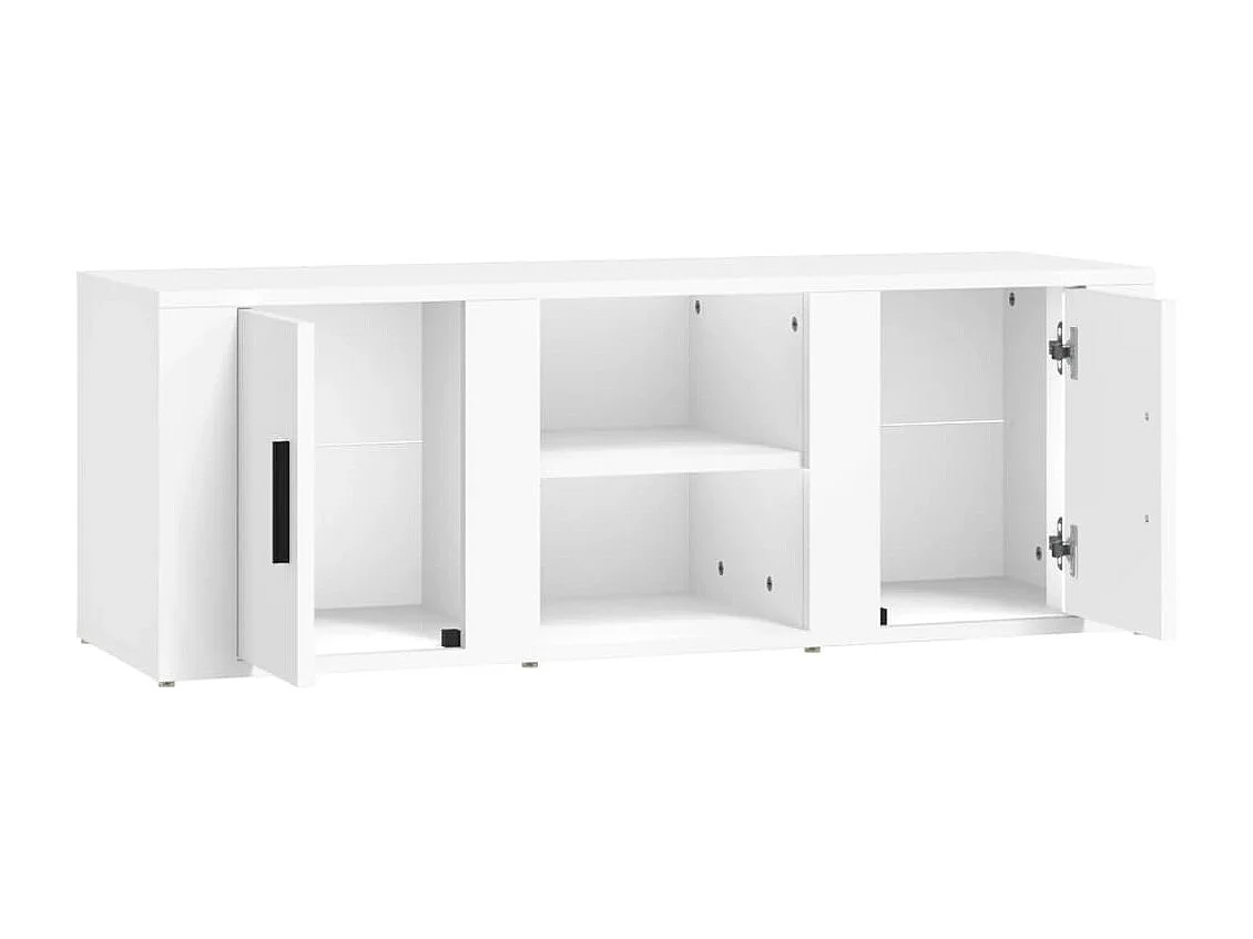 Hidran  Tv-meubel 100x31,5x35 cm bewerkt hout wit