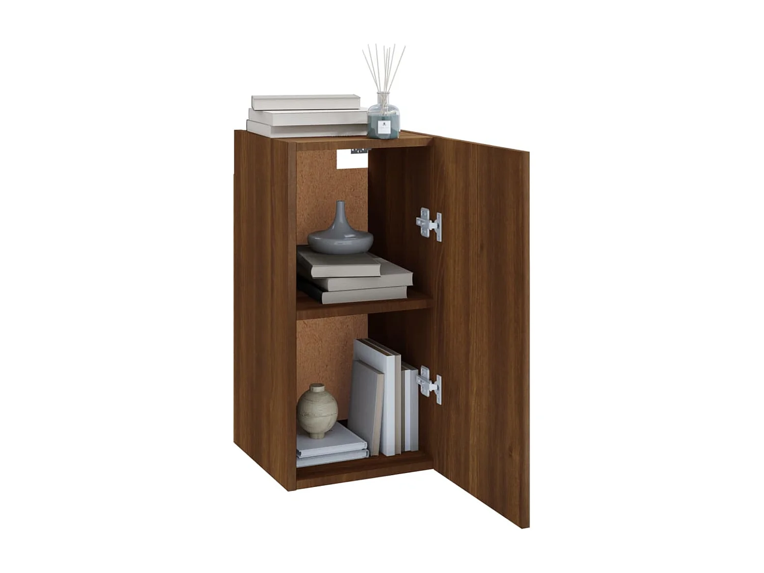 Hoeselt  Meuble TV Chêne marron 30,5x30x60 cm Bois d'ingénierie