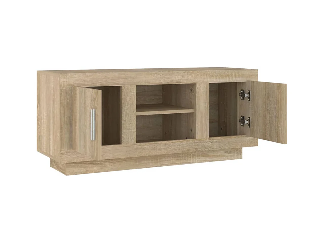 Stephen  Meuble TV chêne sonoma 102x35x45 cm bois d'ingénierie