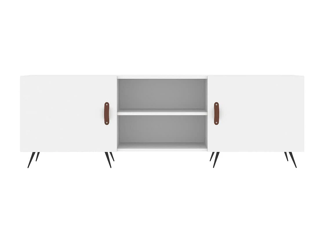 Arlo  Mueble para TV madera de ingeniería blanco 150x30x50 cm