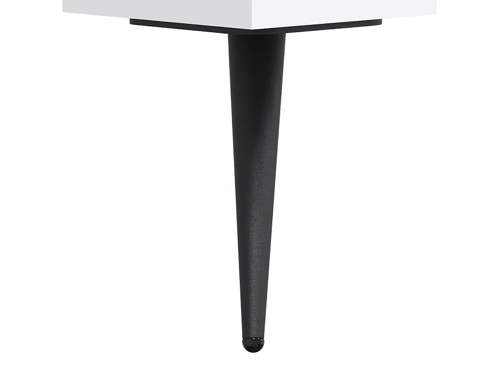 Arlo  Meuble TV blanc 150x30x50 cm bois d'ingénierie