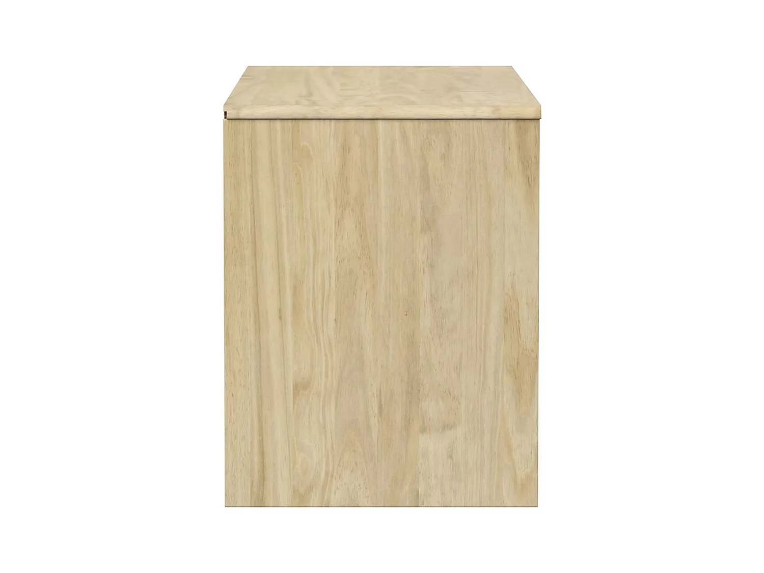 Garden Furniture -  Meuble TV SAUDA chêne 99x43x55 cm bois de pin massif