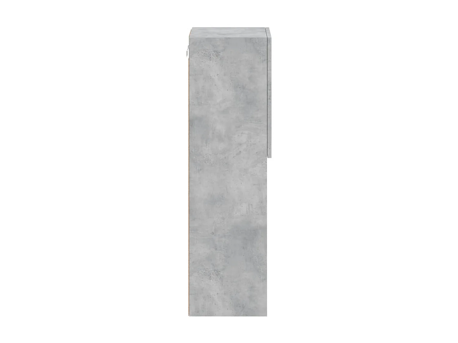 Almar  Meuble TV avec lumières LED gris béton 30,5x30x102 cm
