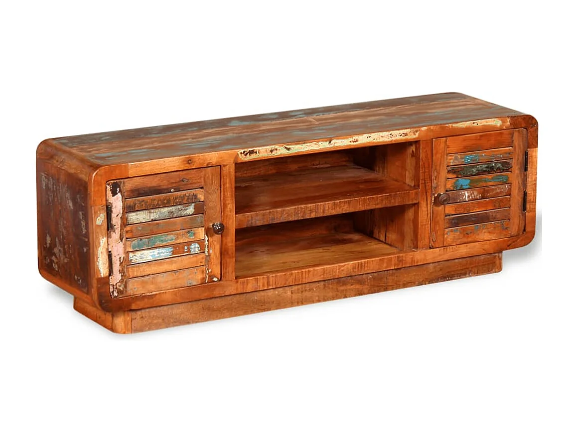 Garden Furniture -  Meuble TV Bois de récupération massif 120x30x40 cm