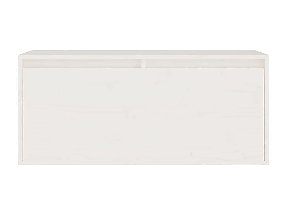 Sophie-Blandine-Marie  Meubles TV 4 pcs Blanc Bois massif de pin