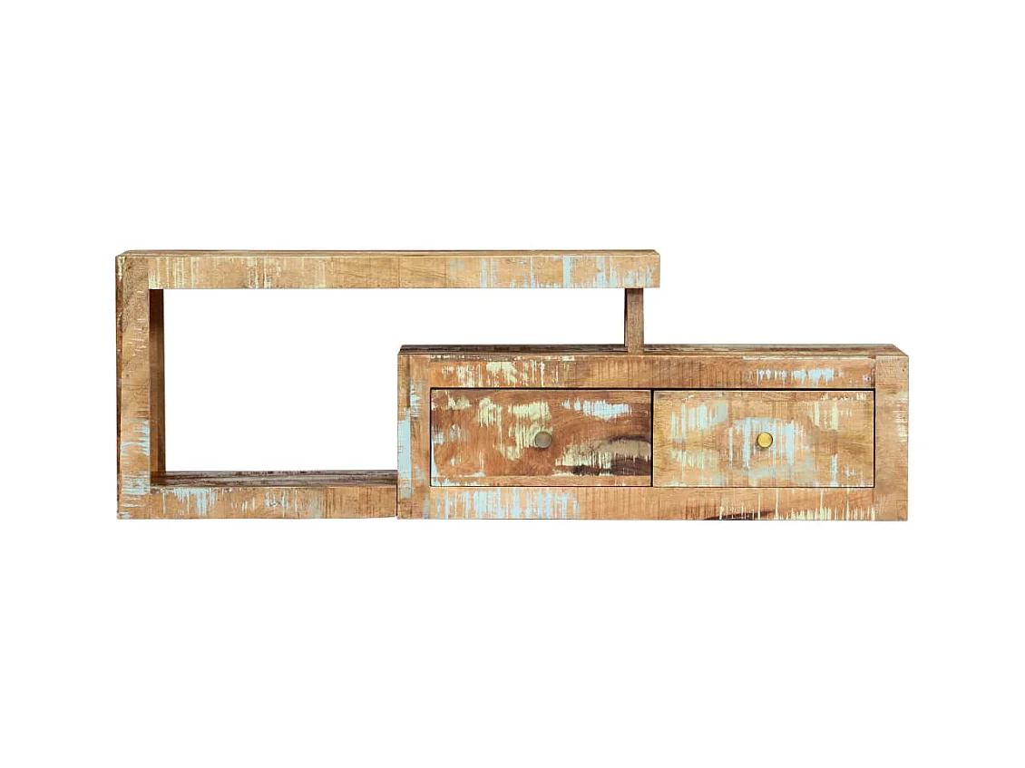 Veldor  Tv-meubel 120x30x40 cm massief gerecycled hout