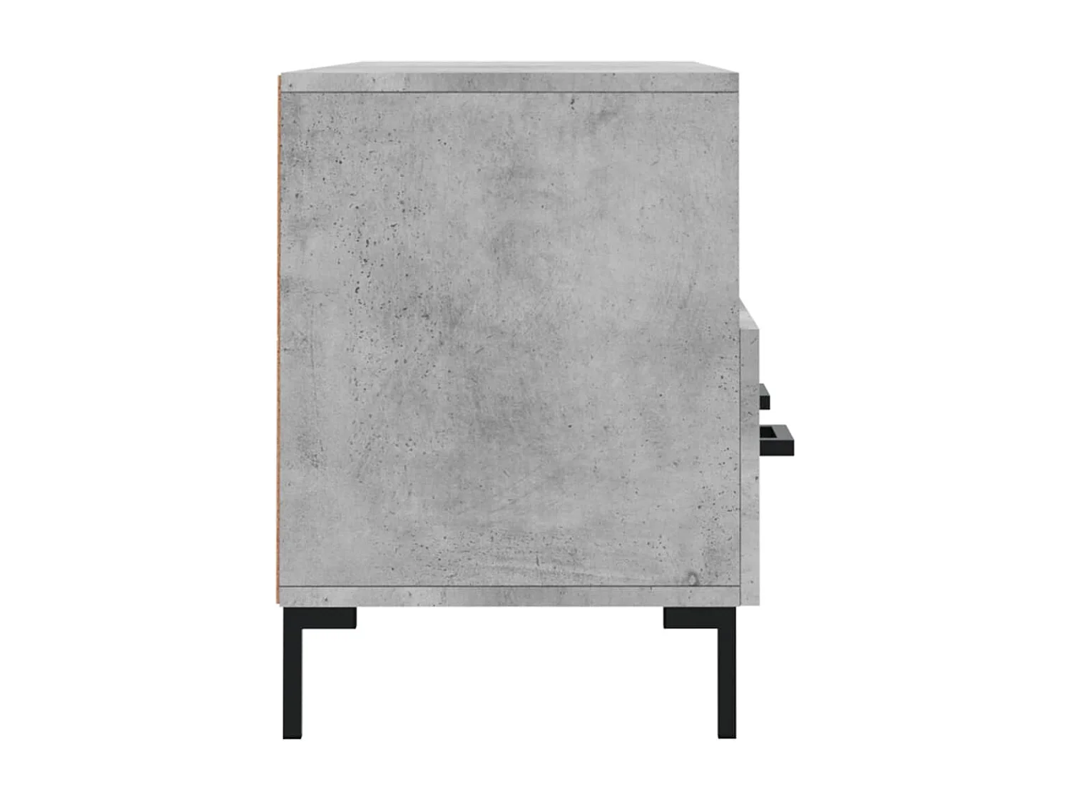 Évreux  Meuble TV gris béton 102x36x50 cm bois d'ingénierie