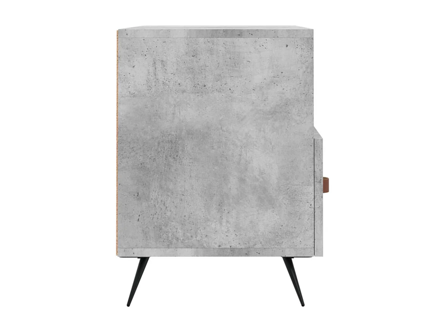 Lee  Meuble TV Gris béton 80x36x50 cm Bois d'ingénierie