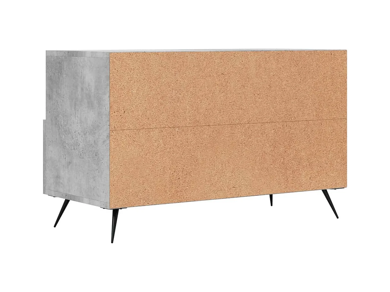 Lee  Mueble para TV madera contrachapada gris hormigón 80x36x50 cm