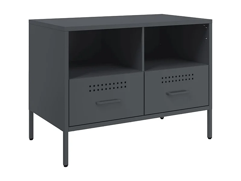 Dundrum  Mueble para TV acero gris antracita 68x39x50,5 cm