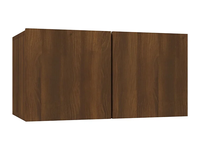 Masimo  Tv-hangmeubel 60x30x30 cm bewerkt hout bruin eikenkleur