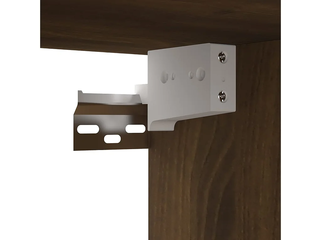 Masimo  Armoire TV suspendue Chêne marron 60x30x30 cm Bois d'ingénierie