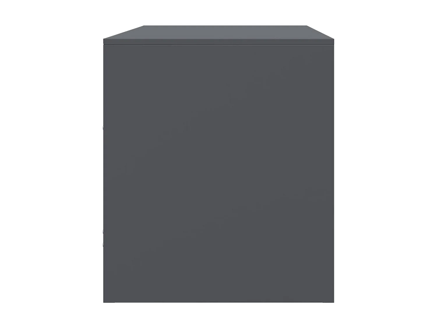 Amelie  Muebles para TV 2 unidades acero gris antracita 67x39x44 cm