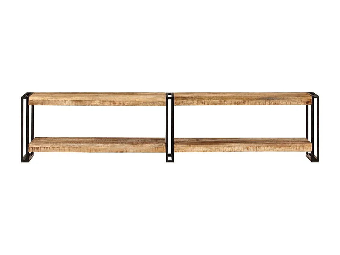 Clearfield  Meuble TV 180x30x40 cm bois massif de manguier