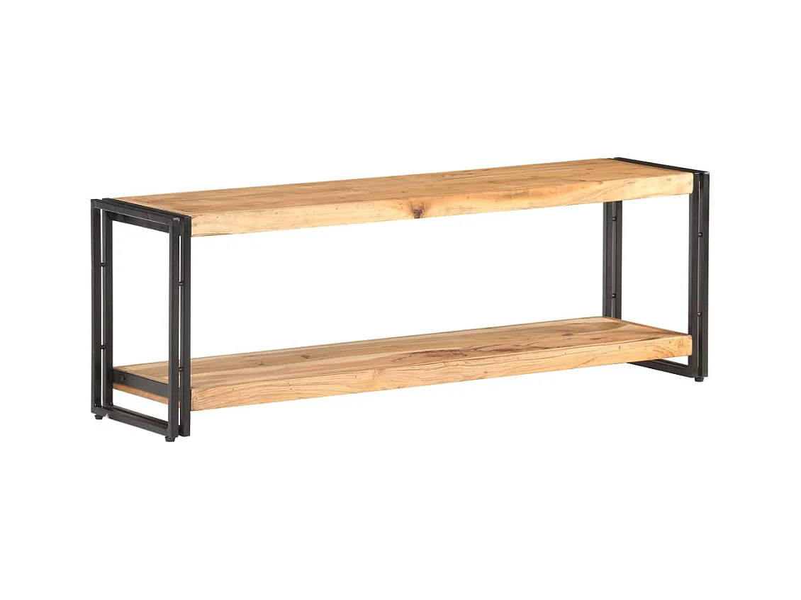 Clearfield  Meuble TV 120x30x40 cm Bois d'acacia massif