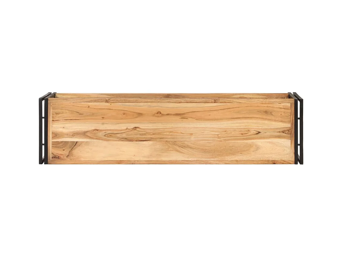 Clearfield  Meuble TV 120x30x40 cm Bois d'acacia massif