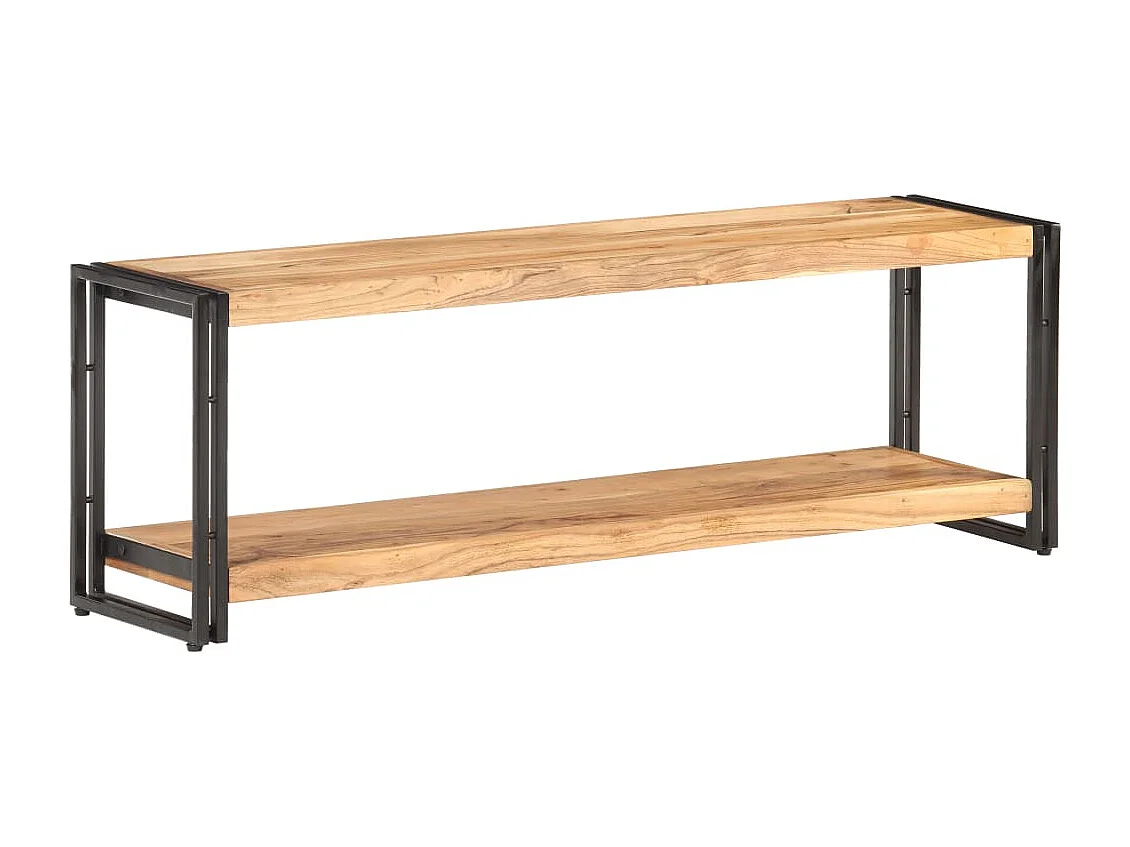 Clearfield  Meuble TV 120x30x40 cm Bois d'acacia massif