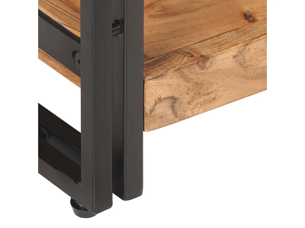 Clearfield  Meuble TV 120x30x40 cm Bois d'acacia massif