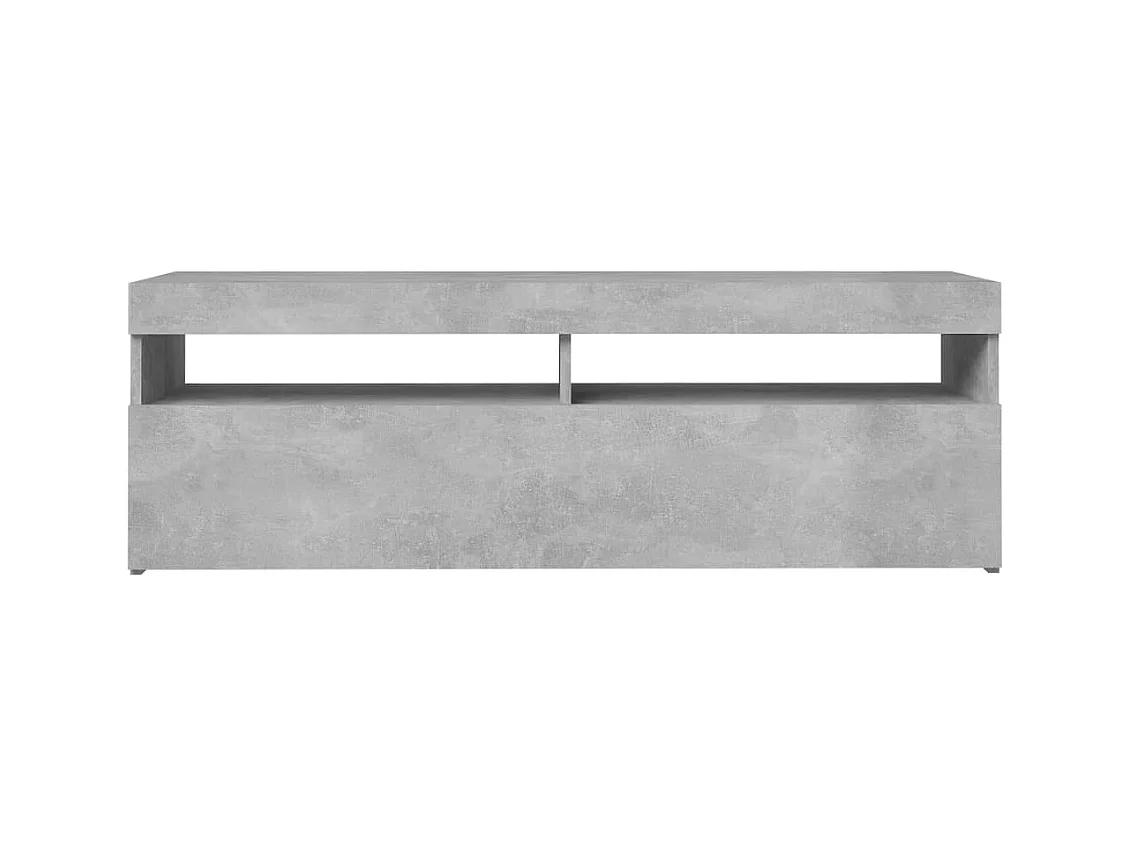 Ilion  Tv-meubel met LED-verlichting 120x35x40 cm betongrijs