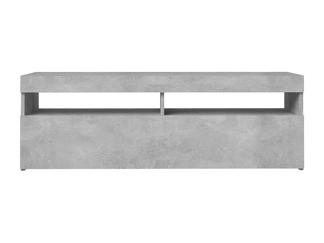 Ilion  Tv-meubel met LED-verlichting 120x35x40 cm betongrijs