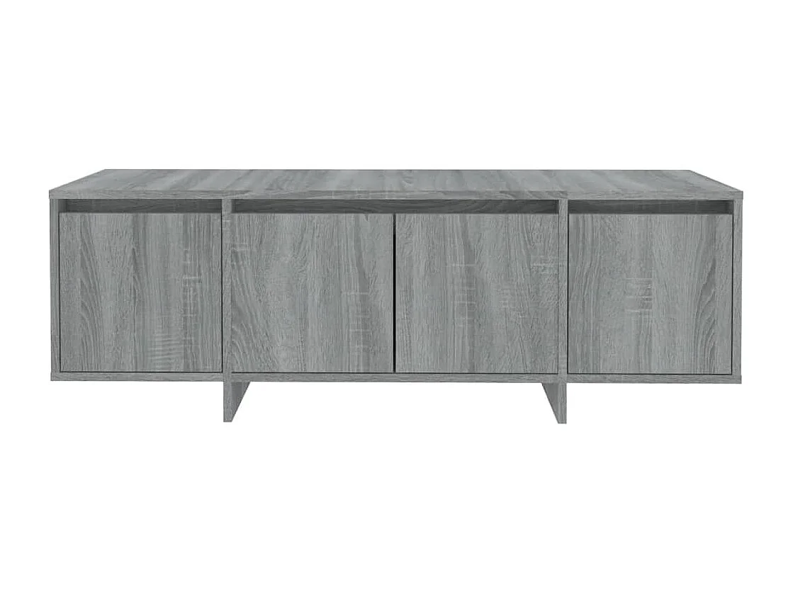 Qirin  Meuble TV Sonoma gris 120x30x40,5 cm Bois d'ingénierie