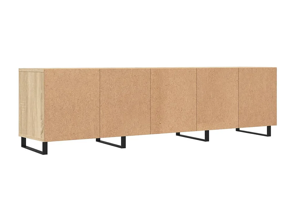 Hørning  Meuble TV chêne sonoma 150x30x44,5 cm bois d'ingénierie