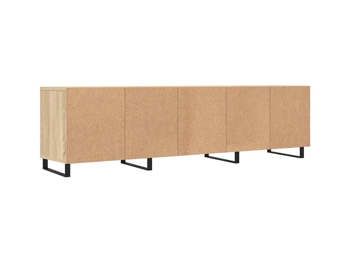 Hørning  Tv-meubel 150x30x44,5 cm bewerkt hout sonoma eikenkleurig