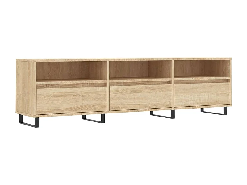 Hørning  Meuble TV chêne sonoma 150x30x44,5 cm bois d'ingénierie