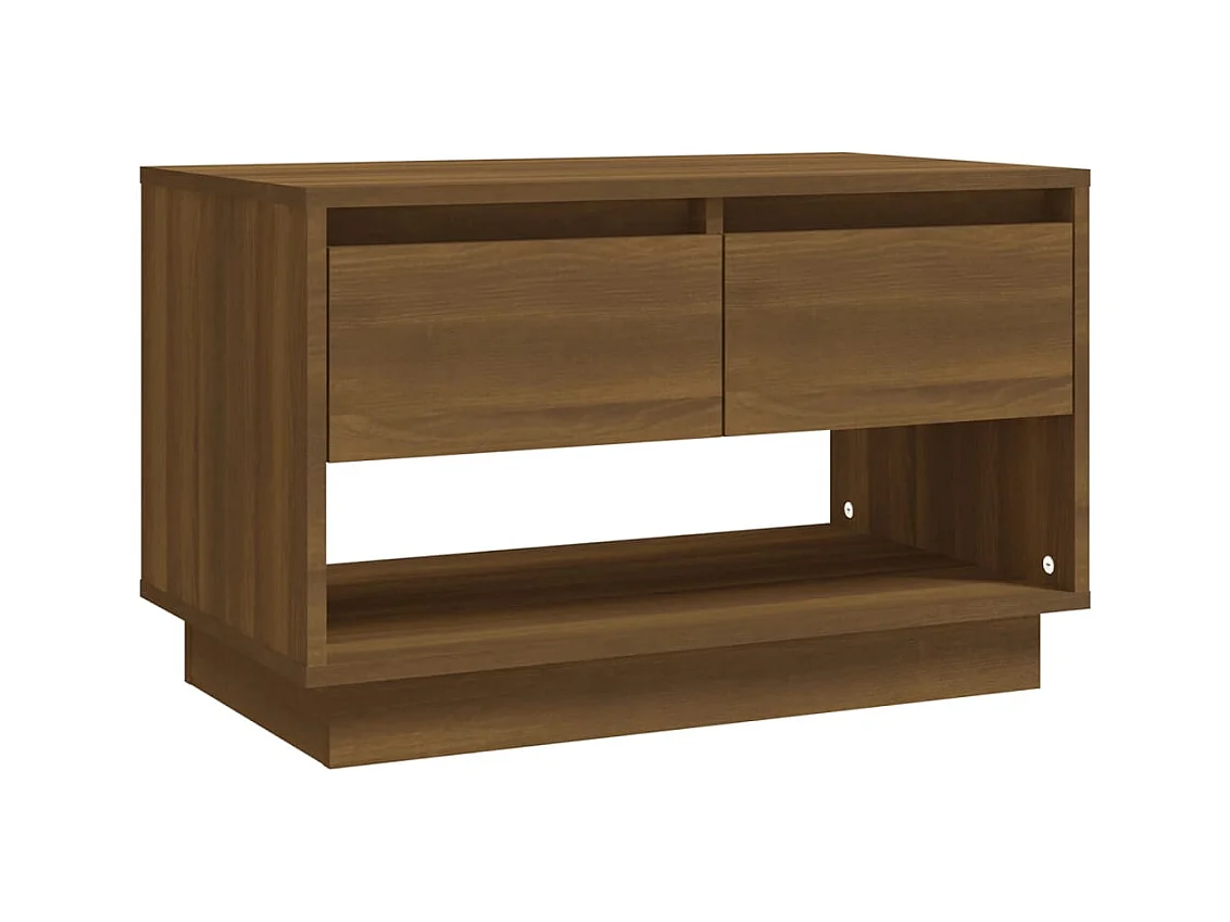 Brooke Taylor  Meuble TV Chêne marron 70x41x44 cm Bois d'ingénierie