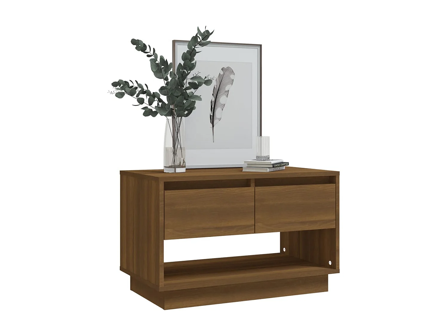 Brooke Taylor  Meuble TV Chêne marron 70x41x44 cm Bois d'ingénierie