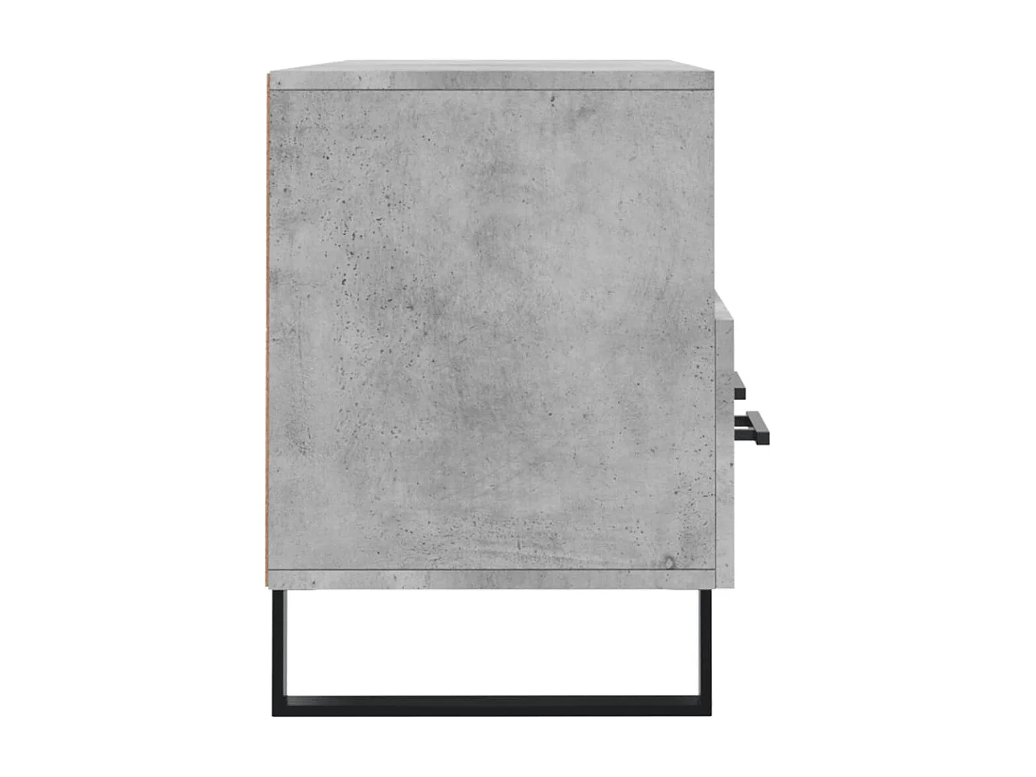 Thimister-Clermont  Mueble de TV madera de ingeniería gris hormigón 102x36x50 cm