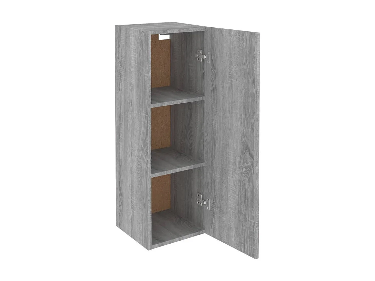 Hoeselt  Meubles TV 2 pcs Sonoma gris 30,5x30x90 cm Bois d'ingénierie