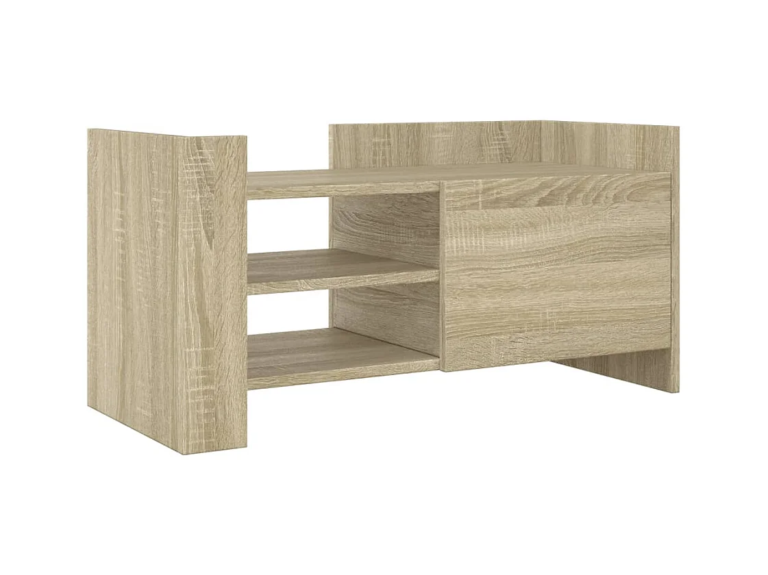 Nando  Meuble TV chêne sonoma 80x35x40 cm bois d'ingénierie