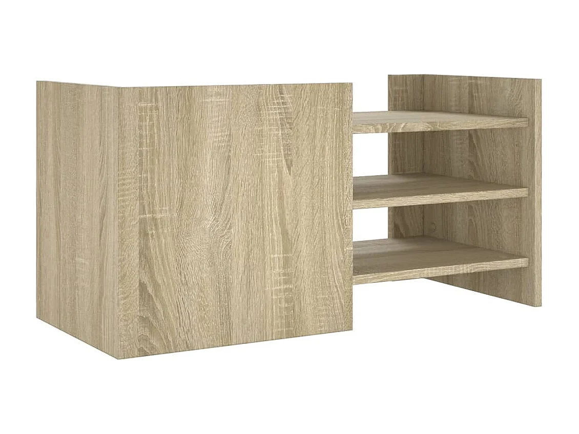 Nando  Meuble TV chêne sonoma 80x35x40 cm bois d'ingénierie