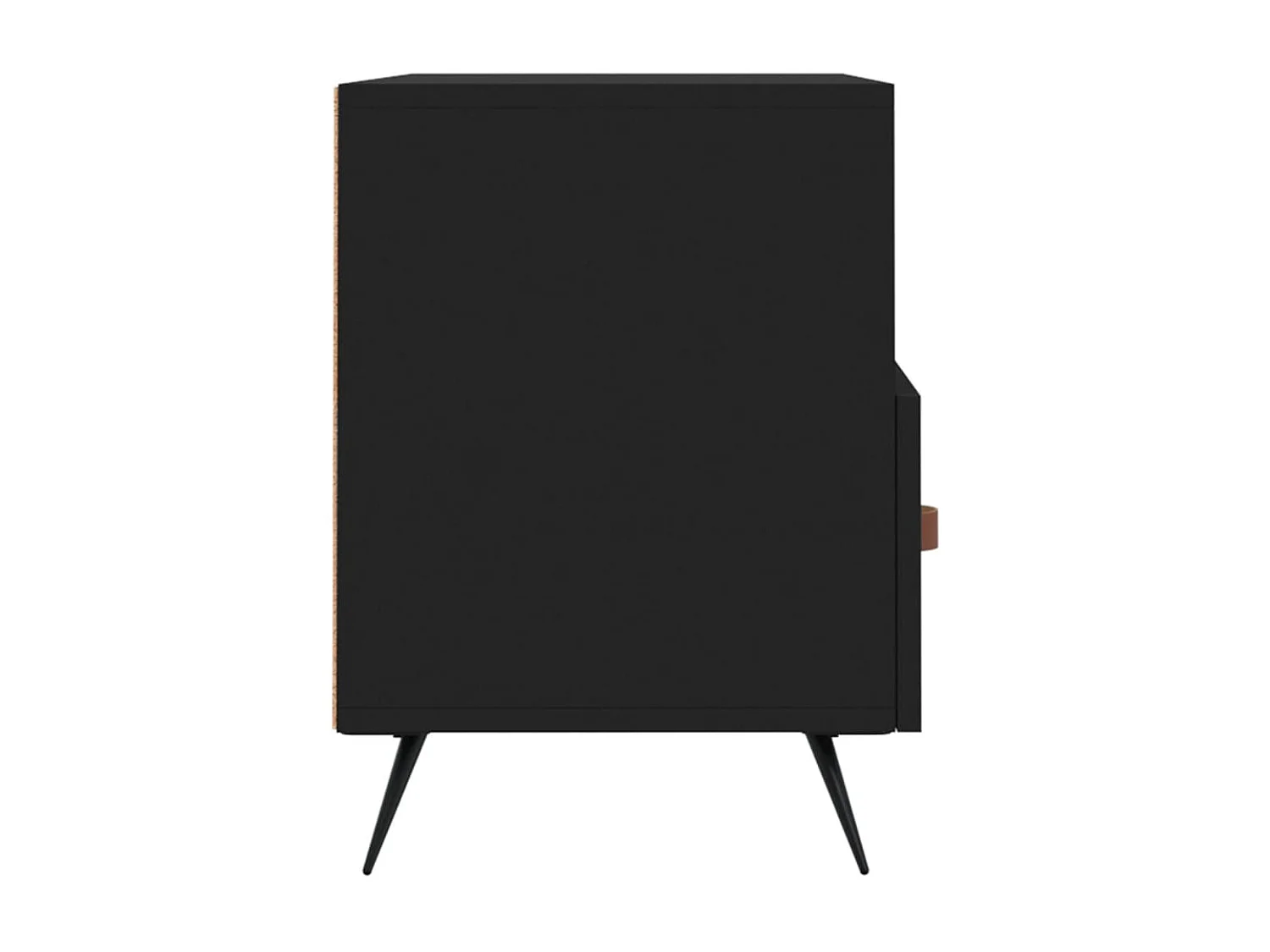 Lee  Meuble TV Noir 80x36x50 cm Bois d'ingénierie