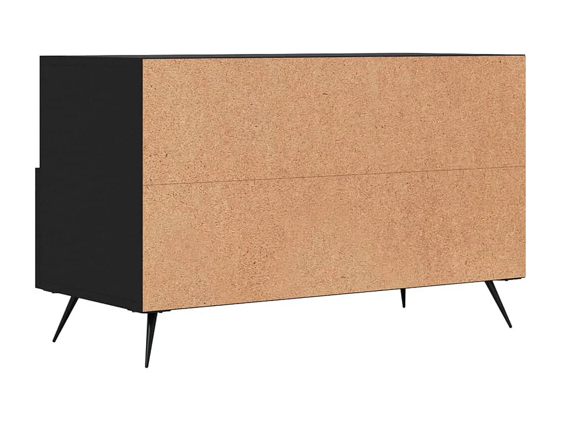 Lee  Meuble TV Noir 80x36x50 cm Bois d'ingénierie