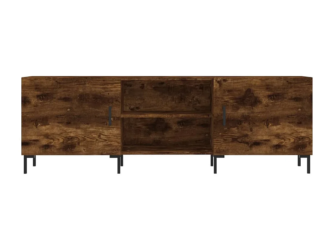 Zendra  Tv-meubel 150x30x50 cm bewerkt hout gerookt eikenkleurig