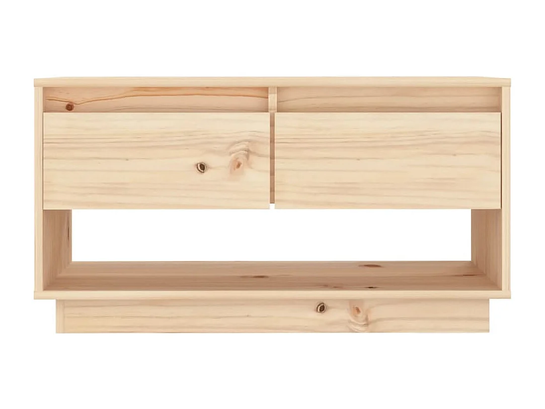 Megan Lynn  Tv-meubel 74x34x40 cm massief grenenhout