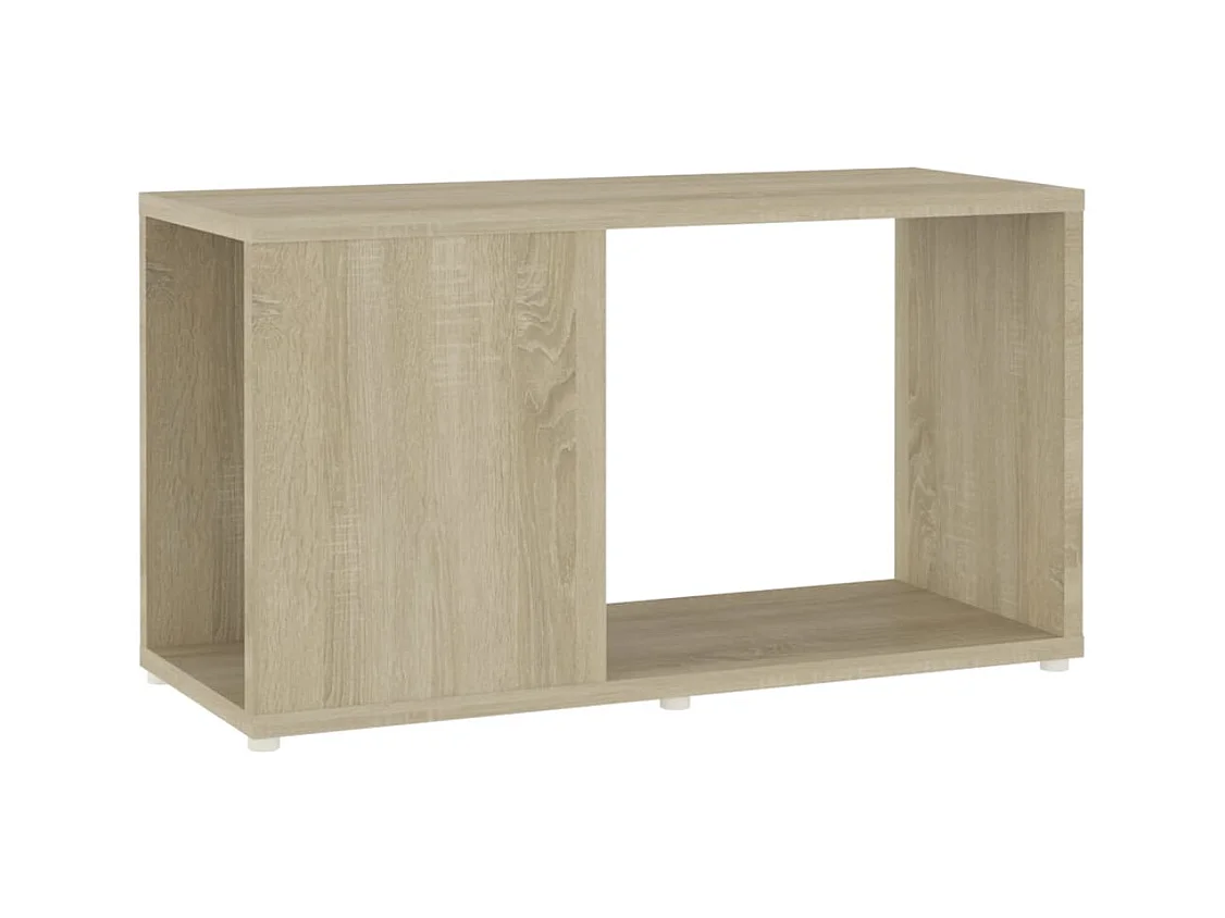 Norman  Tv-meubel 60x24x32 cm bewerkt hout sonoma eikenkleurig