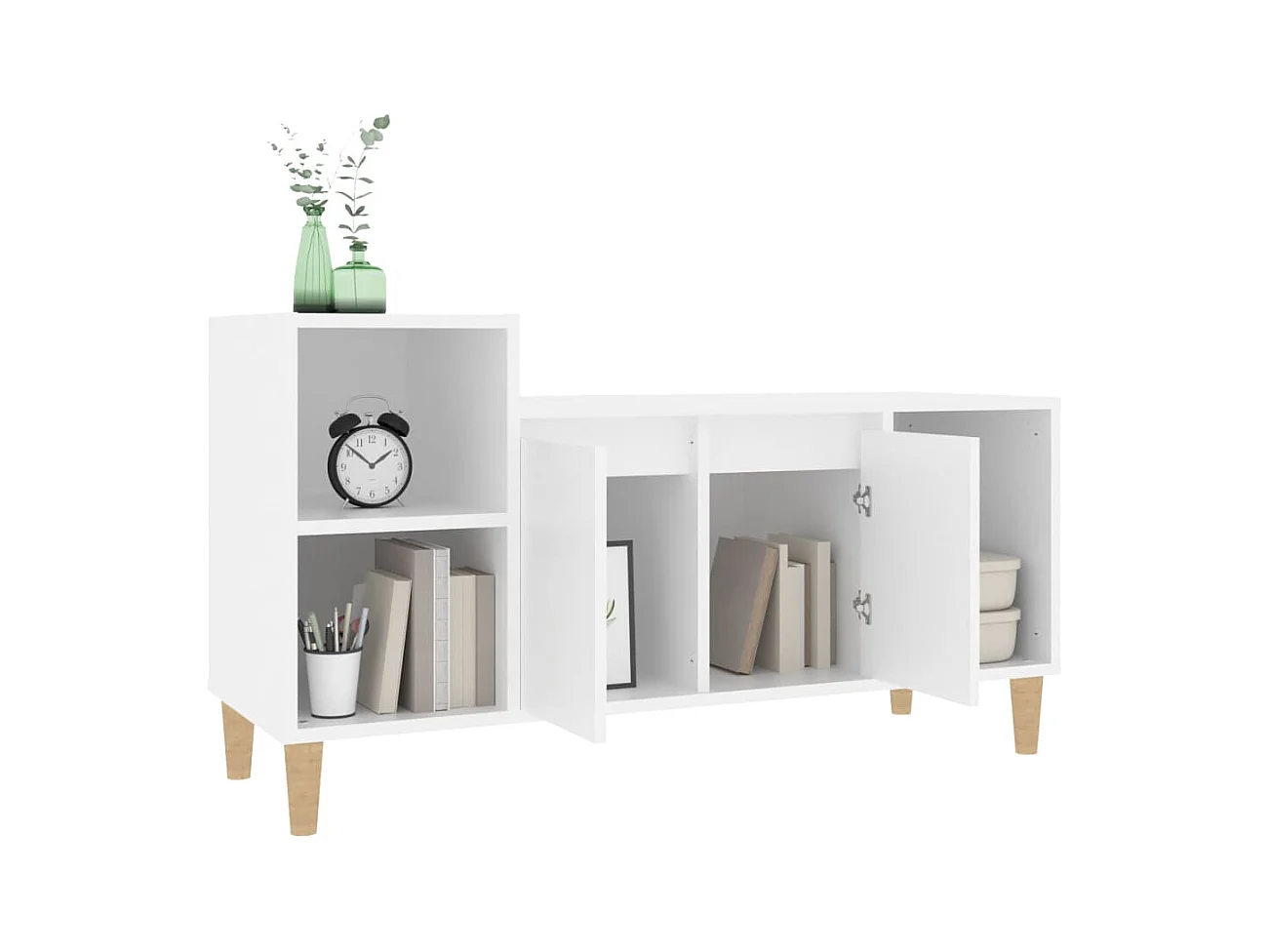 Ibtihal  Tv-meubel 100x35x55 cm bewerkt hout wit
