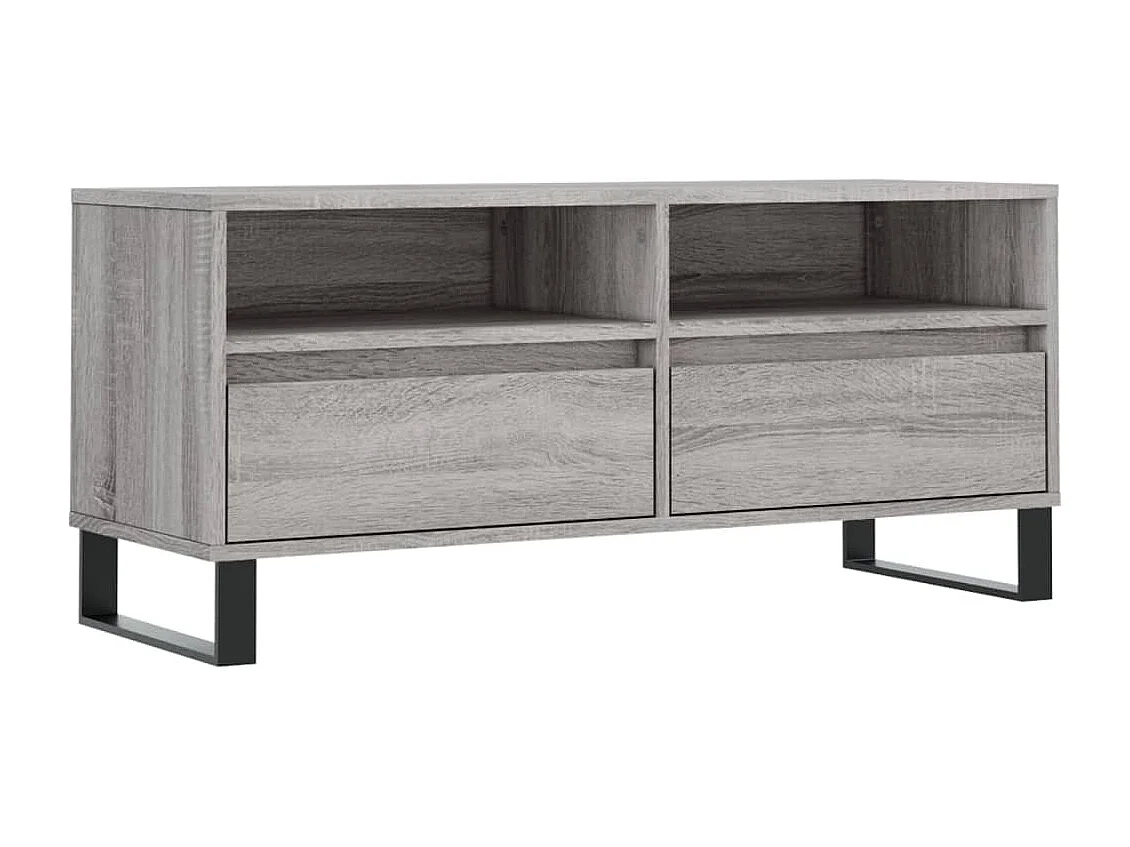 Volne  Mueble de TV madera contrachapada gris Sonoma 100x34,5x44,5 cm