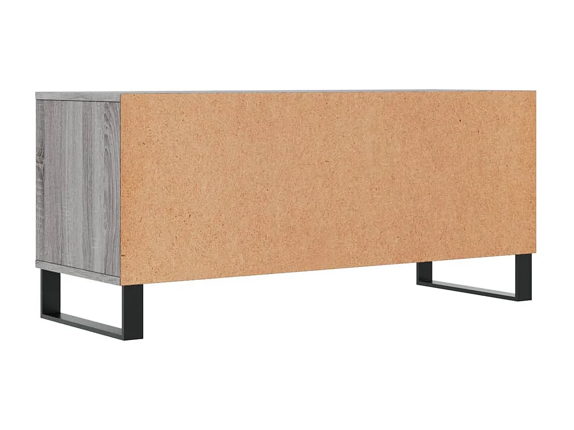 Volne  Mueble de TV madera contrachapada gris Sonoma 100x34,5x44,5 cm