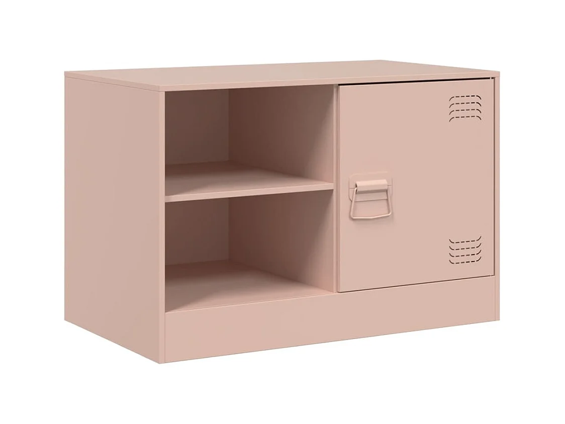 Borrego Springs  Meuble TV rose 67x39x44 cm acier