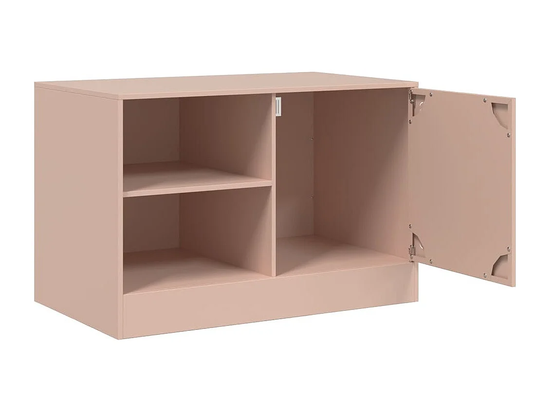 Borrego Springs  Meuble TV rose 67x39x44 cm acier