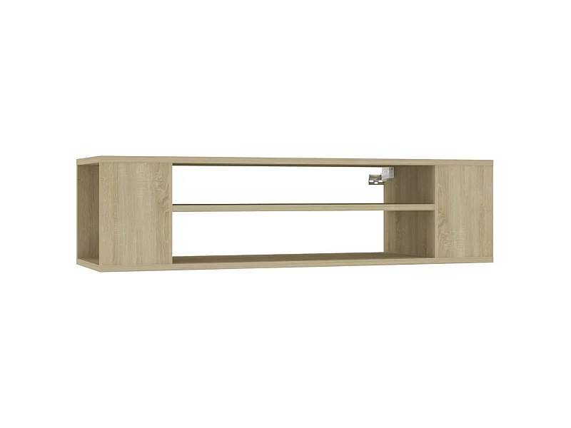 Saint-Quentin  Tv-hangmeubel 100x30x26,5 cm bewerkt hout sonoma eikenkleurig