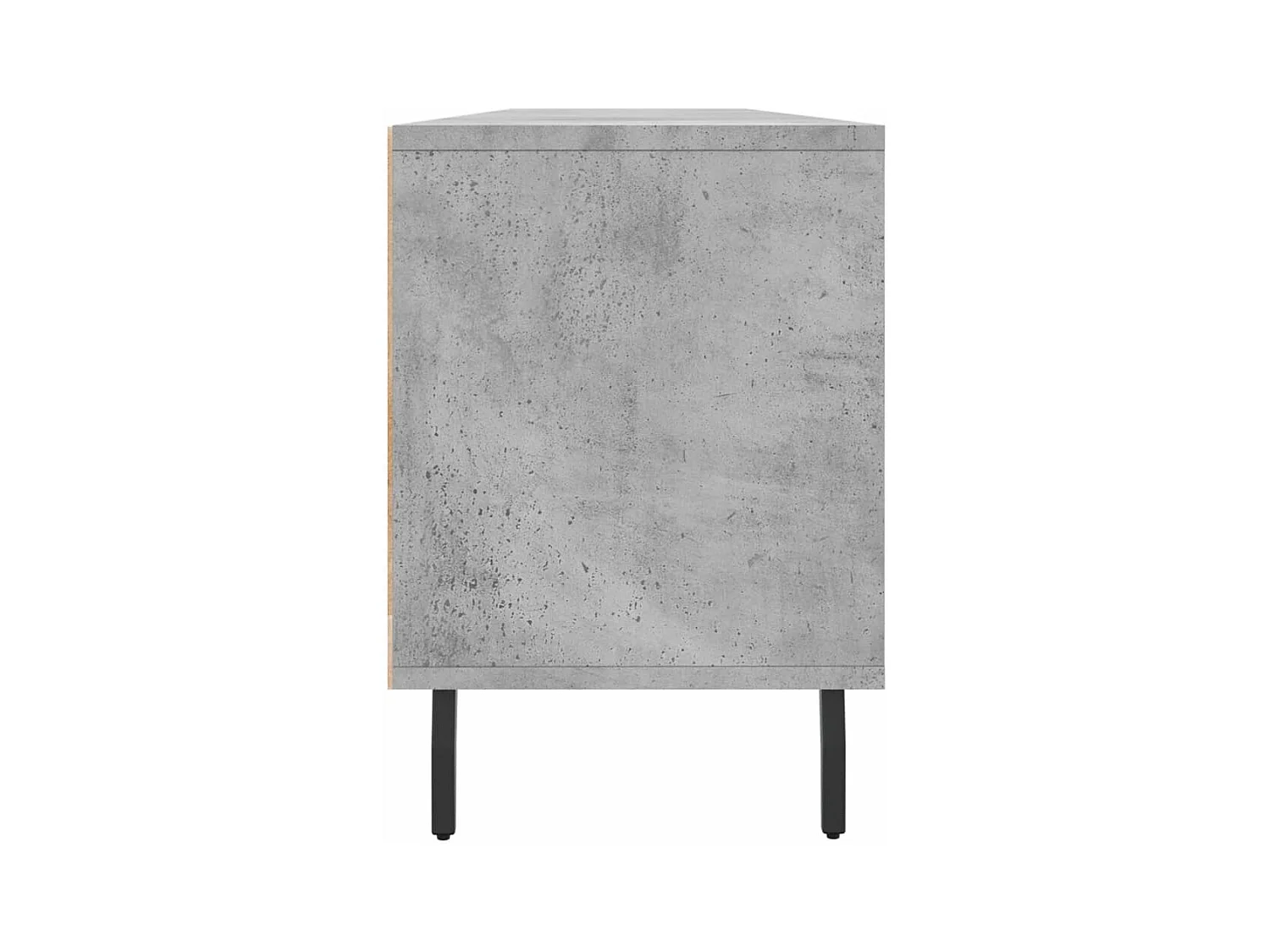 Lommel  Meuble TV gris béton 150x30x44,5 cm bois d'ingénierie