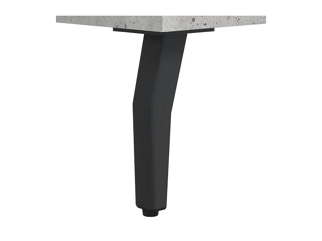 Lommel  Meuble TV gris béton 150x30x44,5 cm bois d'ingénierie