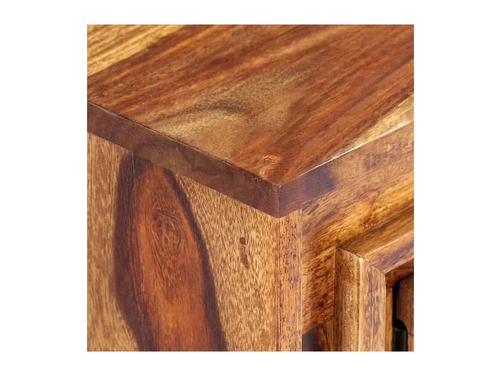 Garden Furniture -  Meuble TV 118x30x40 cm Bois de Sesham massif